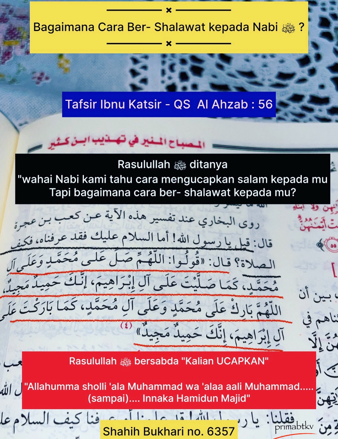 bershalawat kepada Nabi