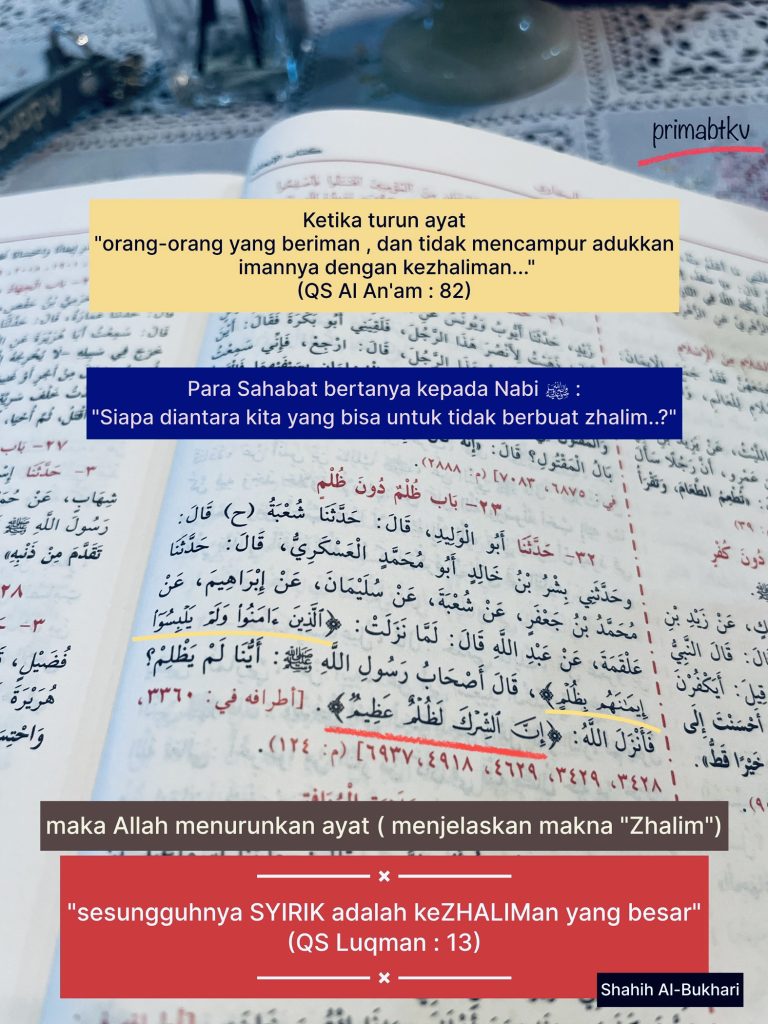 Syirik adalah dosa terbesar