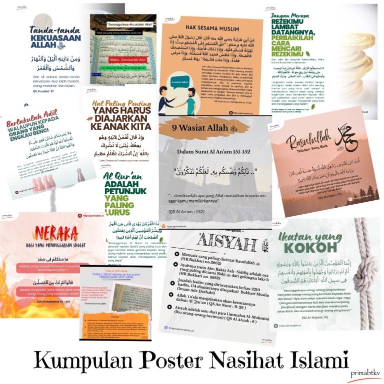 Kumpulan poster nasihat islami